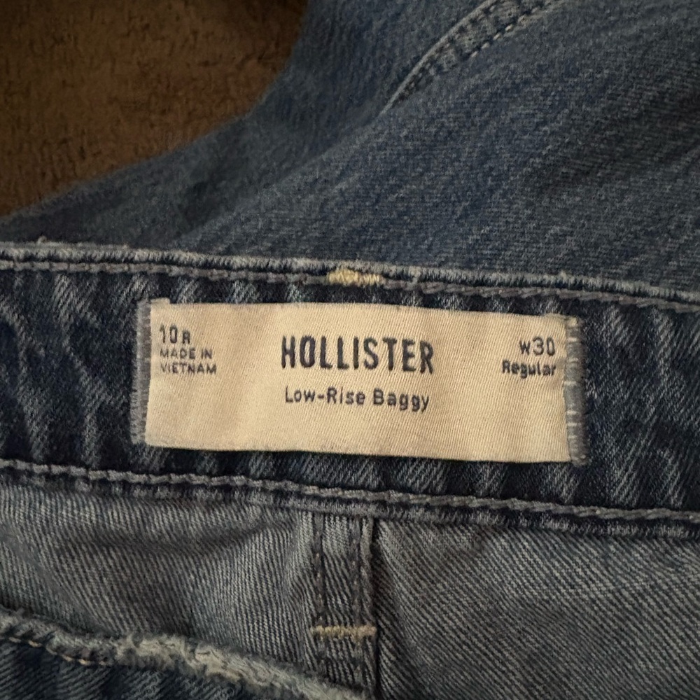 Hollister Men's Relaxed Fit Jeans - Denim Blue